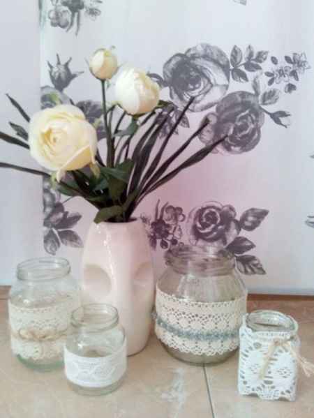 Decoración con tarros de cristal - 3
