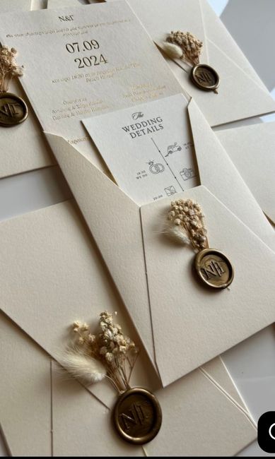 Sobres para las invitaciones de boda 2