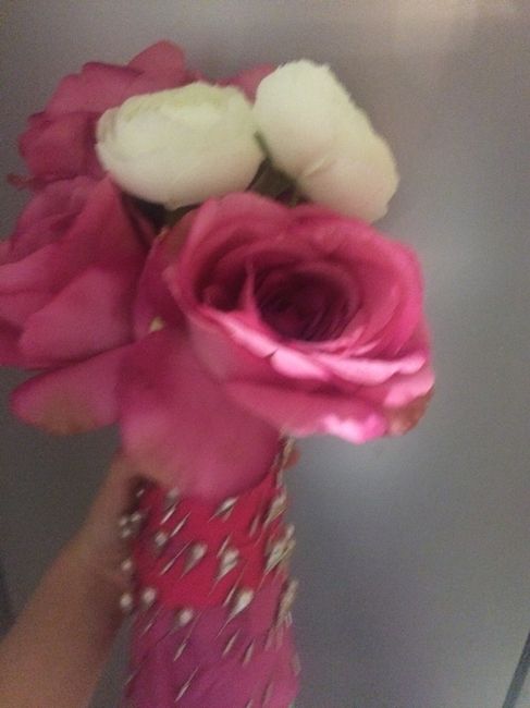 Hice mi propio ramo con flores artificiales. - 1