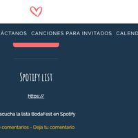 Web de boda / Códigos html embebidos - 2