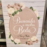 Libro de firmas y cartel de bienvenida!!! - 1
