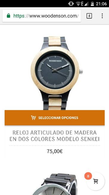 Regalo al novio Reloj - 2