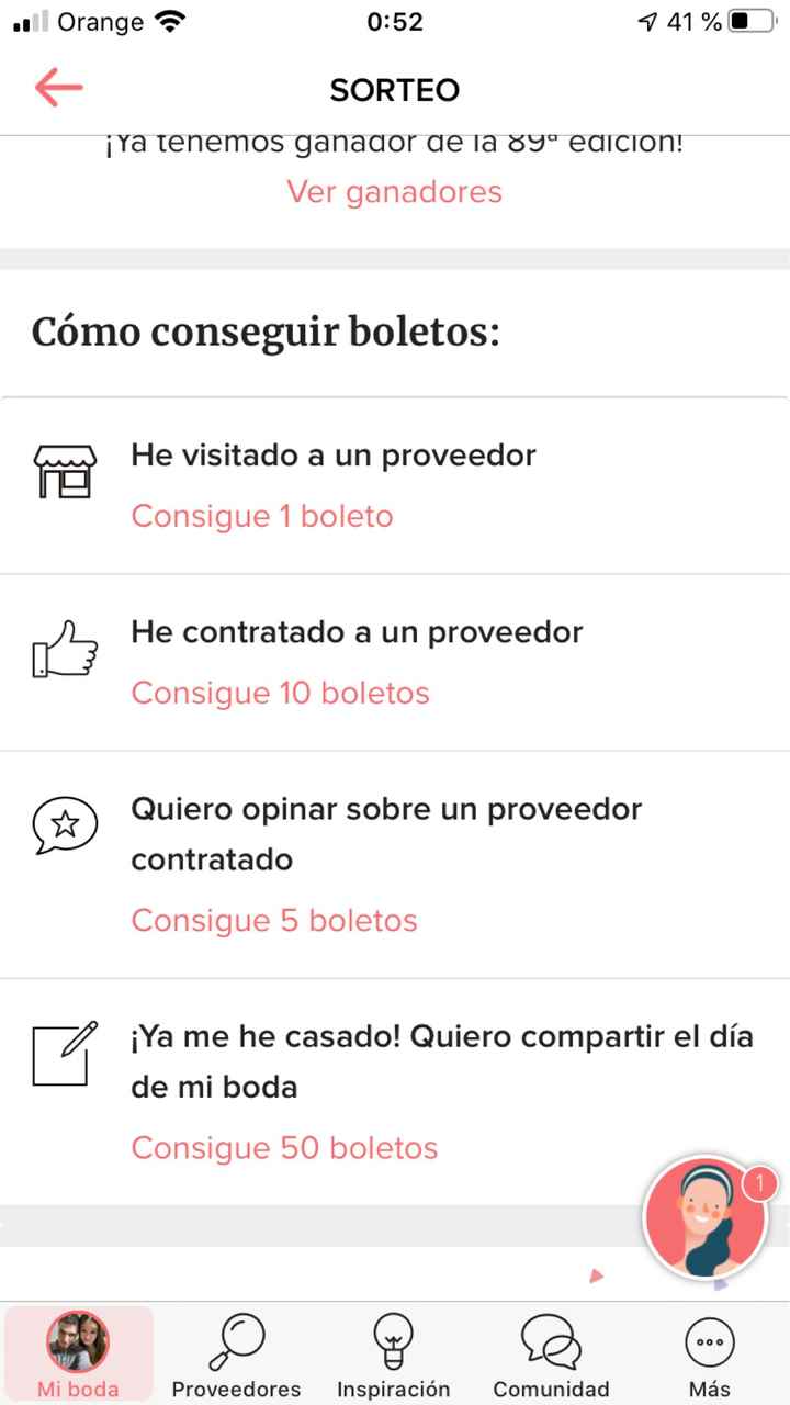 Boletos sorteo - 1
