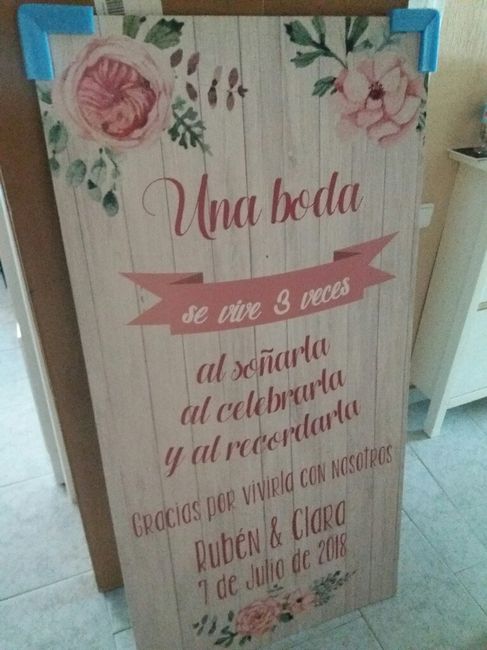  Mi cartel de bienvenida - 1