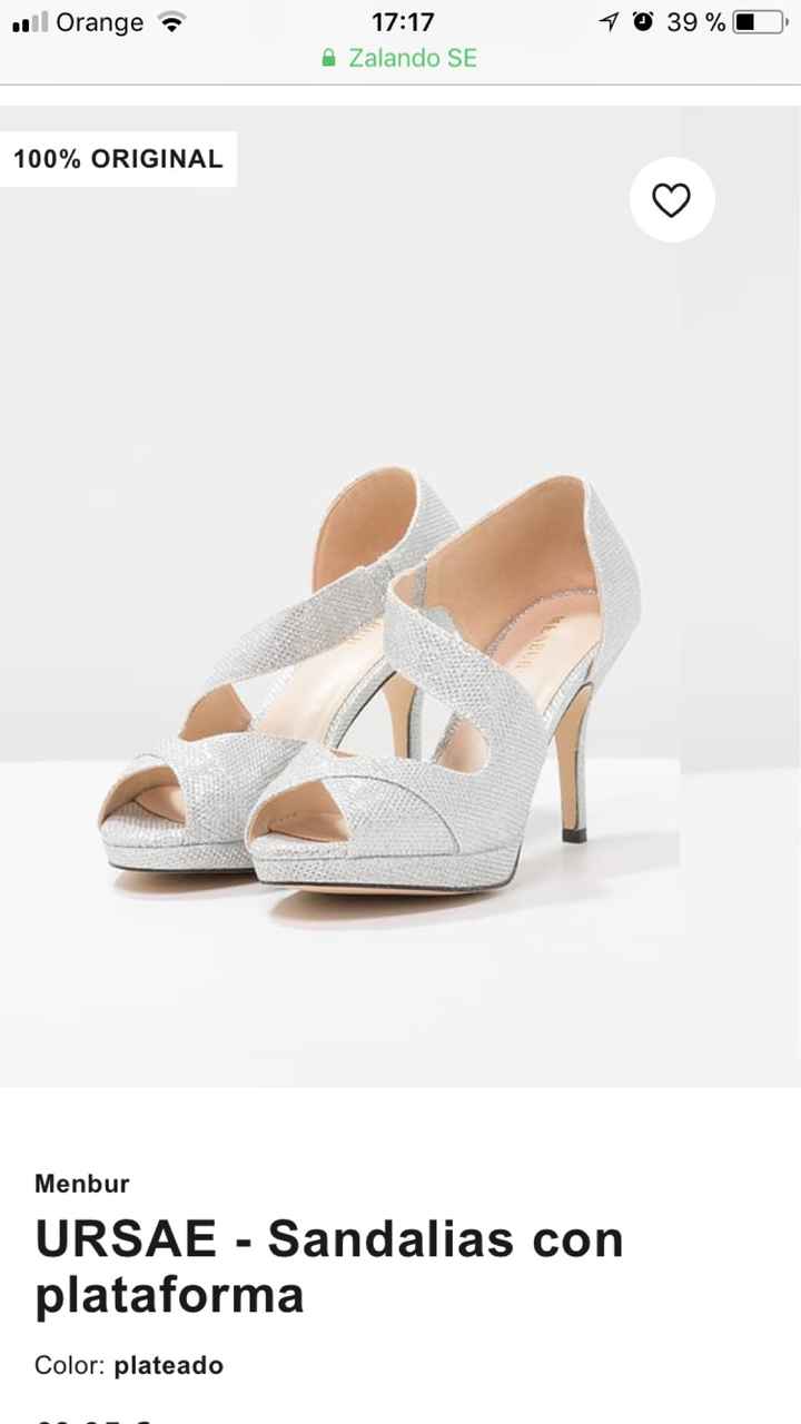  Zapatos para vestido de encaje y brillo - 1