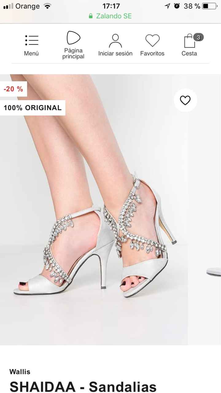  Zapatos para vestido de encaje y brillo - 2