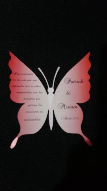 mariposas agradecimiento