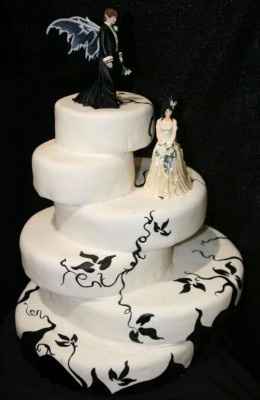 Tarta boda novios hadas
