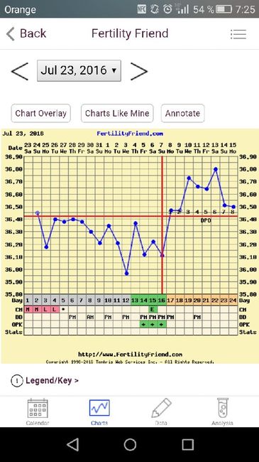 Decálogo de las gráficas de temperatura basal - 1