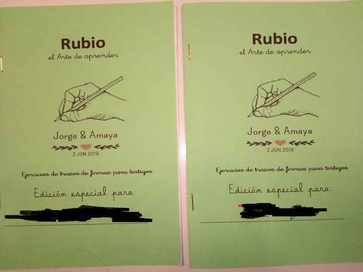 Cuaderno RUBIO testigos
