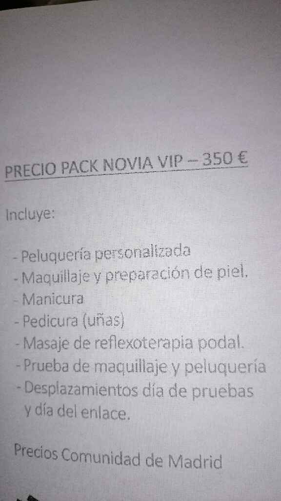Coste maquillaje y peinado - 1