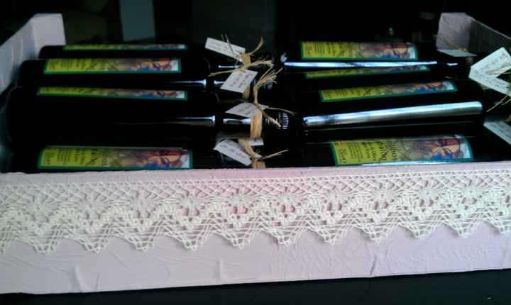 Cajas para transportar las botellas de aceite