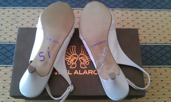 Mis zapatos acabados