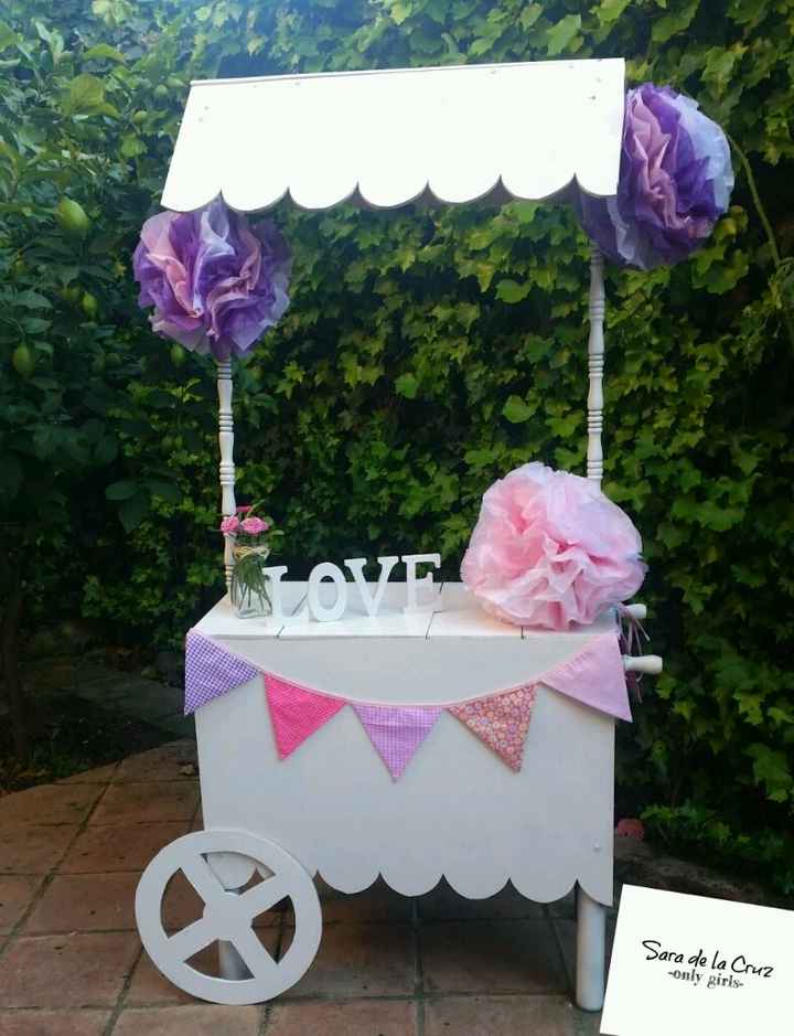Mi carro para el candy bar - 1