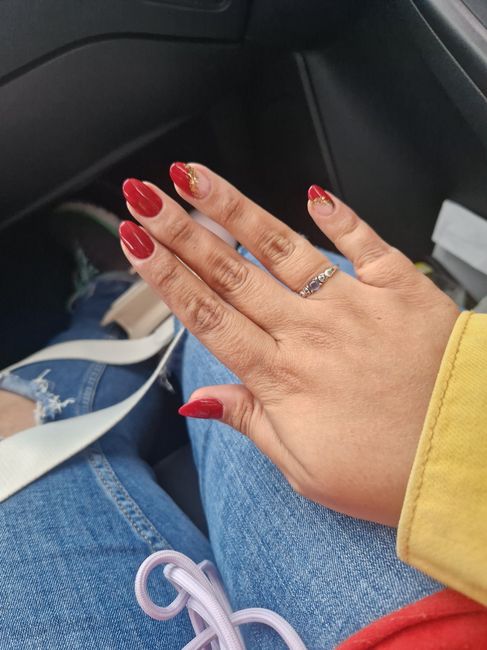 💅Dilema manicura uñas de novia (tipo y color) 8