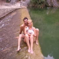 en el rio...