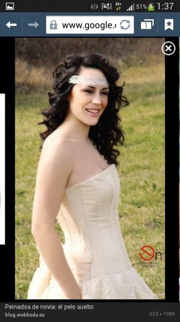 Peinado para modelo ombera de pronovias - 2