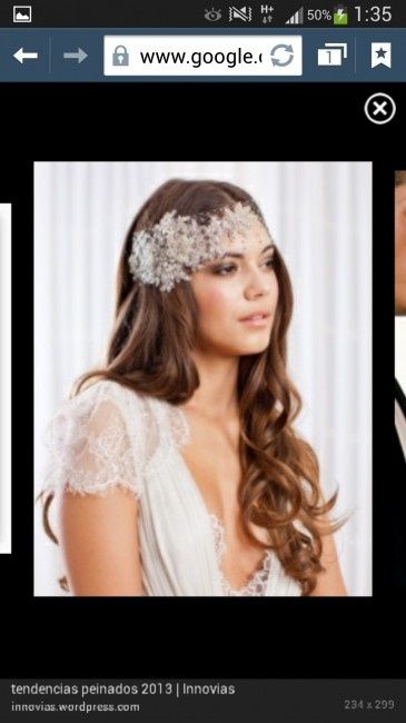 Peinado para modelo ombera de pronovias - 3