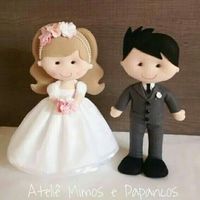 Muñecos de tarta nupcial - 1