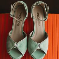 Mis zapatos verde menta