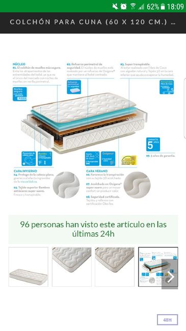 Que colchón de cuna comprar 1