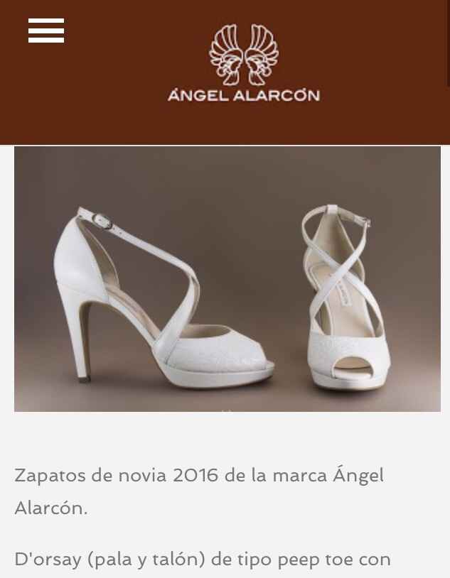 Zapatos. modelo goya en blanco de lodi. - 1