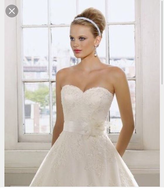 Peinado para vestido palabra de honor escote corazon - 3