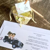 Invitaciones y regalitos listos. - 1