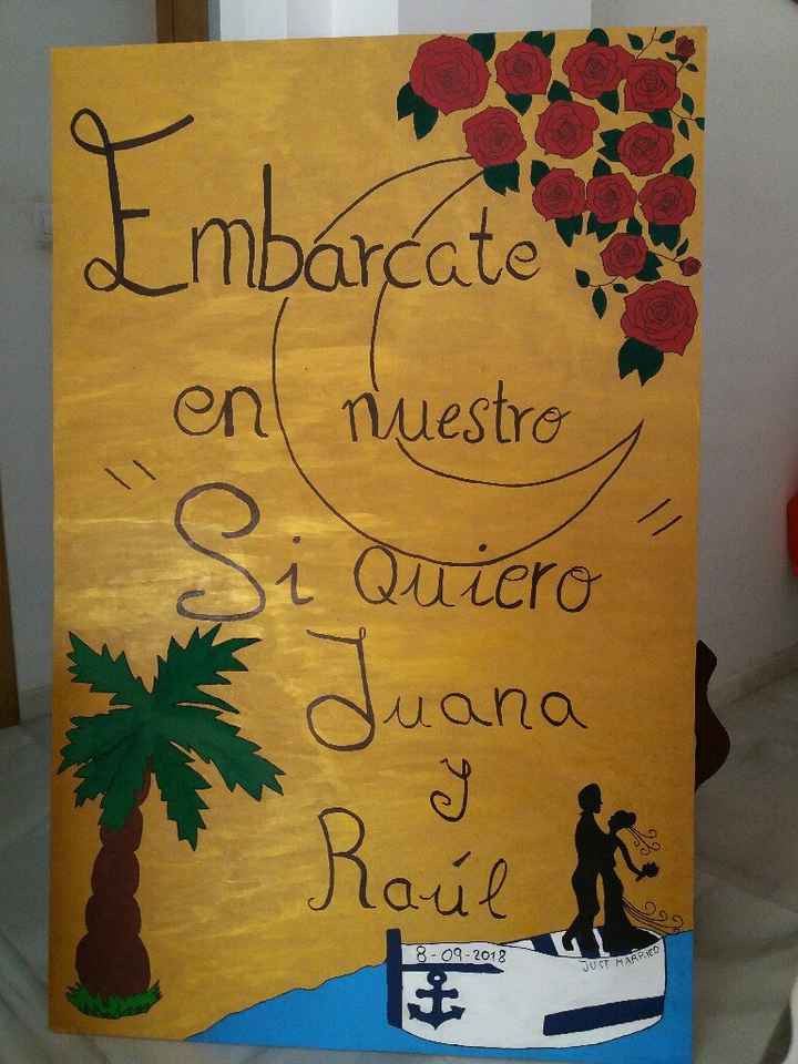 Ya tengo mi cartel de bienvenida - 1