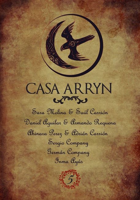 Sitting list casa arryn