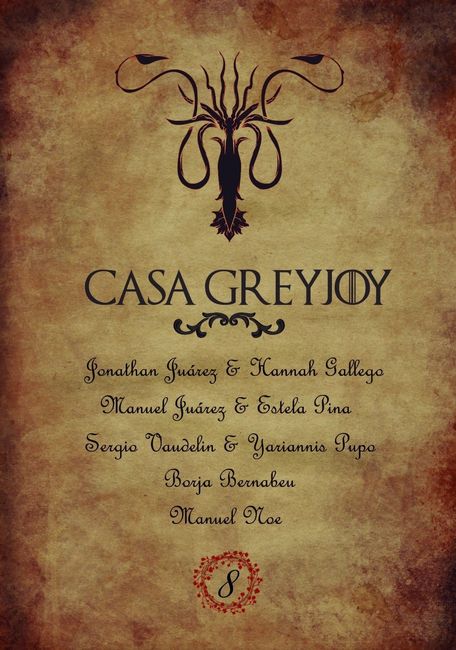 Sitting list casa greyjoy