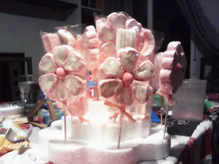 Brochetas flores