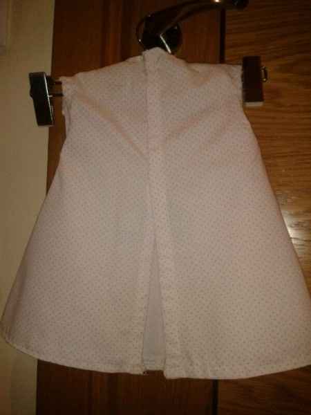 Vestido topito rosa