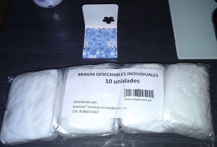 Braguitas desechables