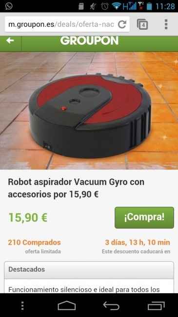 Robot aspirador 15€! - 1