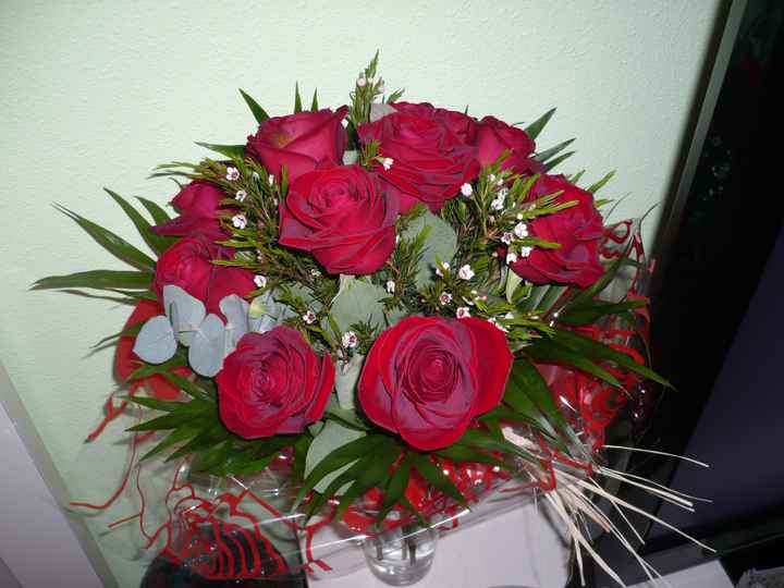 mi 9 aniversario,y las rosas q me regalo