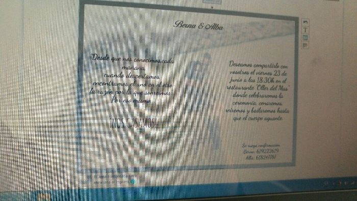 Que os parece esta invitación? - 2