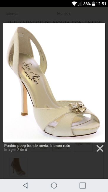  Zapatos de novia para pies delgados - 1