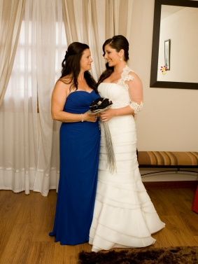 con mi mami.....
