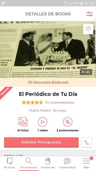 Aniversario de nuestros padres el día de nuestra boda - 1