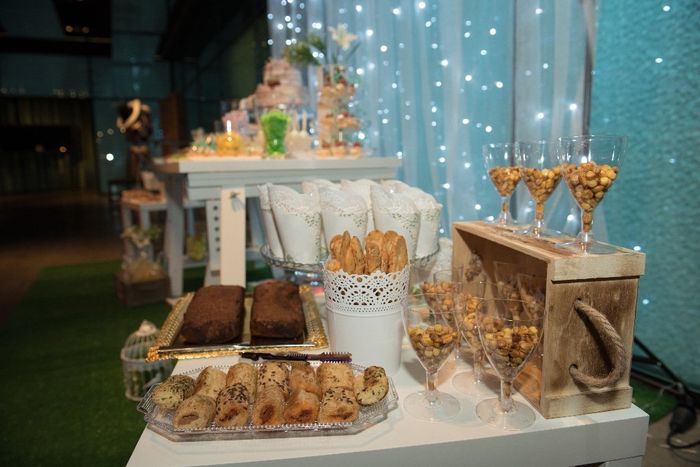 detalle de la mesa dulce