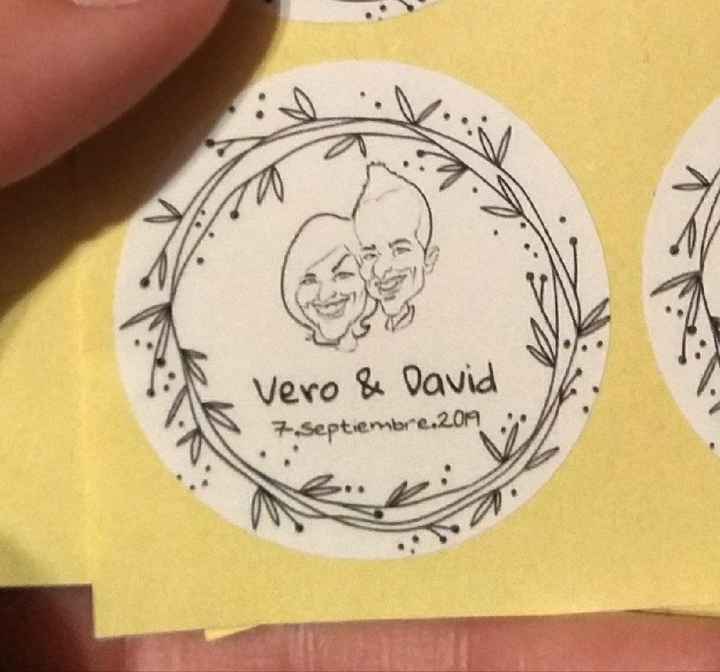  Ya tengo las pegatinas con mi sello!!! - 1