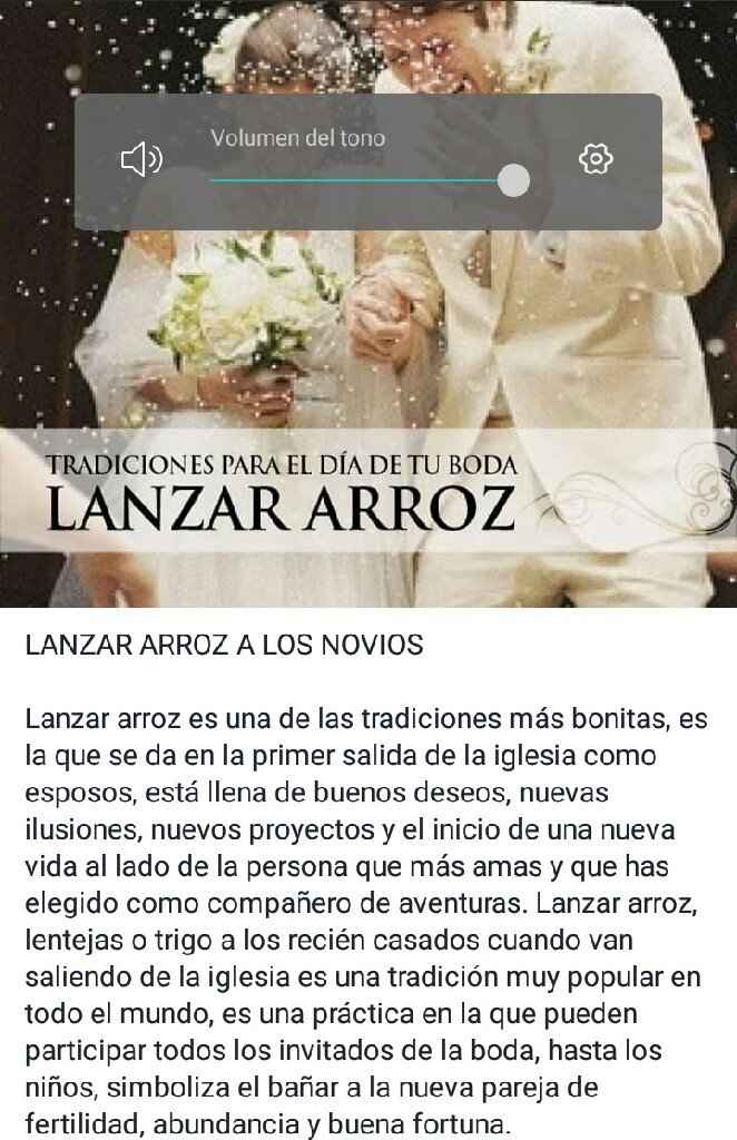 Tradiciones y curiosidades de bodas - 7