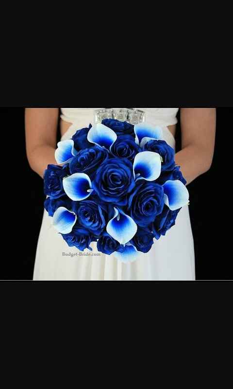 Ramo con azul y rosa. - 1