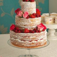 mi pastel de boda sin forro
