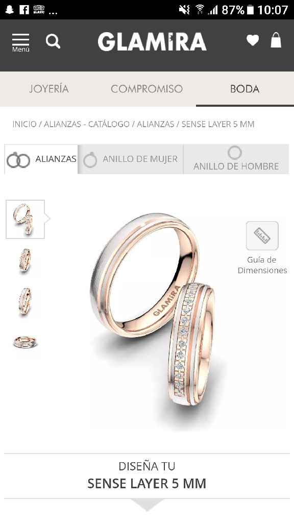 Alguien a comprado alianzas o anillos de glamira ? - 1