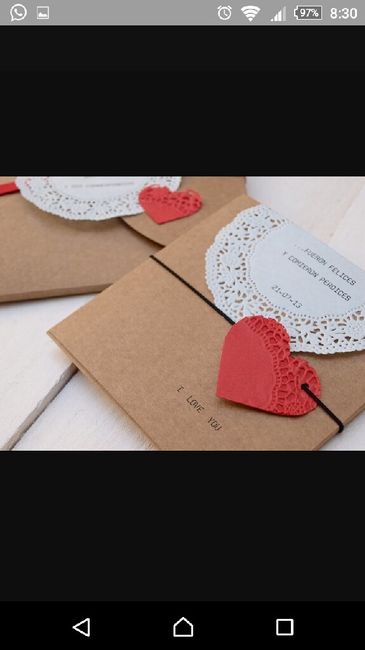 Decoración sobres invitaciones - 2