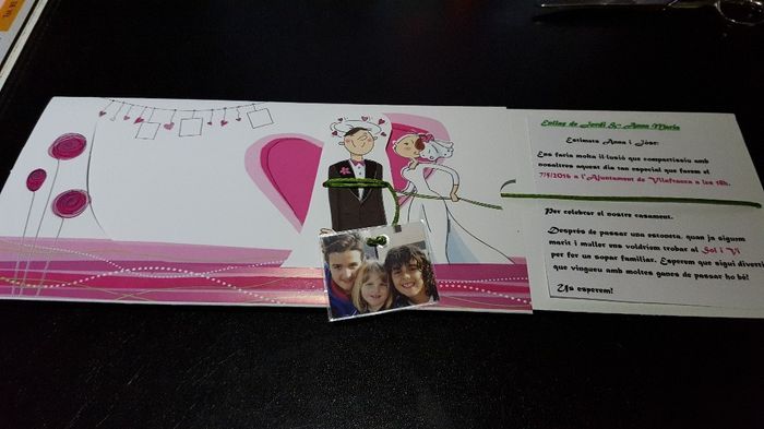 Invitaciones personalizadas.