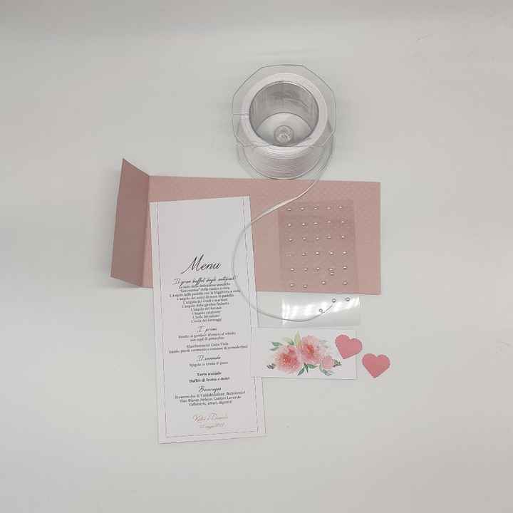 Menu de estilo romántico - 2