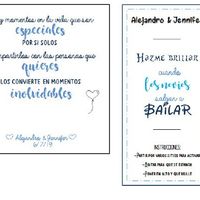 tarjeta agradecimiento y tarjeta para varitas luces led